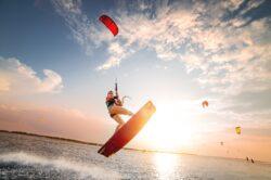 Person Doing Watersports in Mauritius