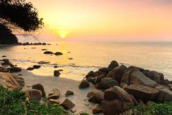 Golden beach, great for wellness retreats in Malaysia