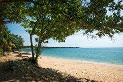 Private golden beach and turquoise water for wellness retreats in Malaysia